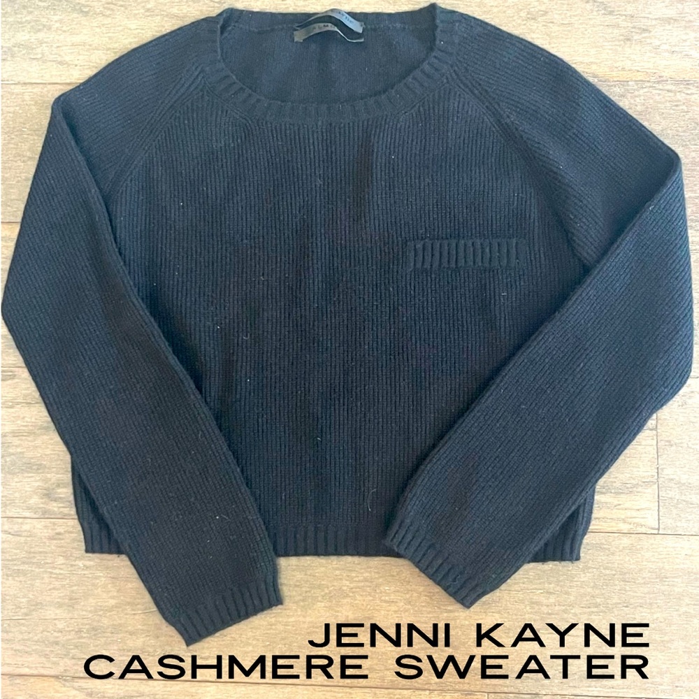 Jenni Kayne Black Cashmere Sweater